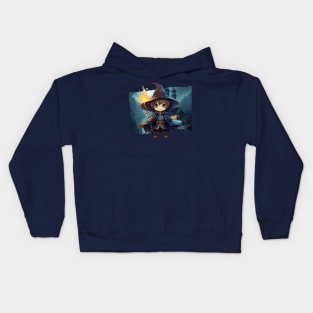 Wizard-Adventure Series: Chibi Gamer Kids Hoodie